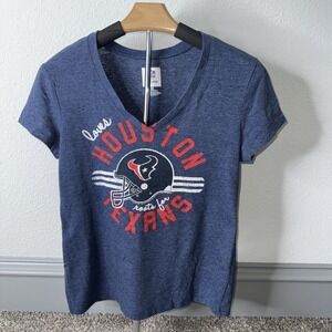 Houston Texans Women's Size Medium V-Neck T-Shirt Nike NFL Team Apparel